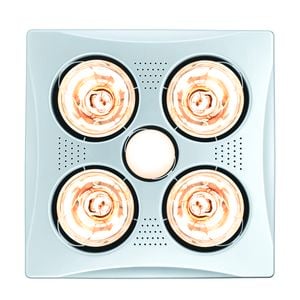 HPM 3 In 1 Exhaust Fan Heat LED Light With 4 Instant Heat lamps