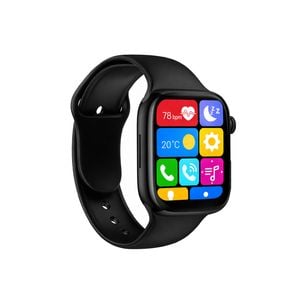 BDI Smart Watch Heart Rate Blood Pressure Monitor Bluetooth Call Multiple Sport Modes - Black