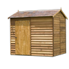The Cedar Shed 2.4 x 1.89m Millbrook Shingle Roof Garden Shed