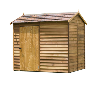The Cedar Shed 2.4 x 1.89m Millbrook Shingle Roof Garden Shed