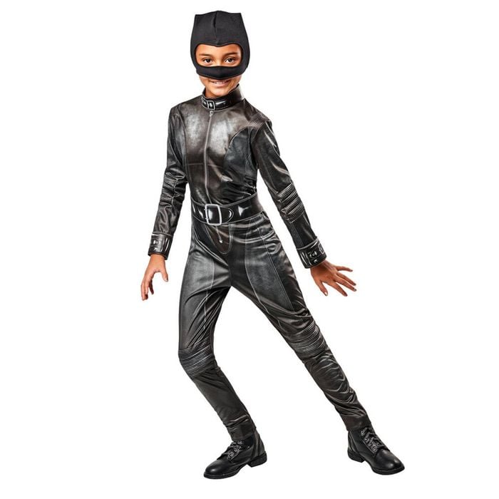 Dc Comics Selina Kyle Catwoman Deluxe Girls Dress Up Party Costume Outfit Size S