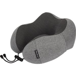 Travelon Contoured Memory Foam Travel Pillow in Charcoal