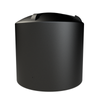 Melro Tanks 5000L Black Round 5500 Poly Water Tank