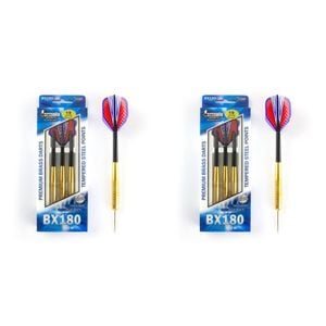 2x 12pc Formula Sports BX180 Premium 22g Brass Darts Steel Tip