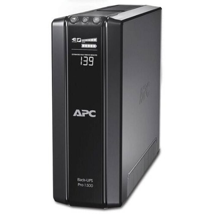 APC by Schneider Electric Back-UPS BR1500GI Line-interactive UPS - 1.50 kVA/865 W - Tower - 8 Hour Recharge