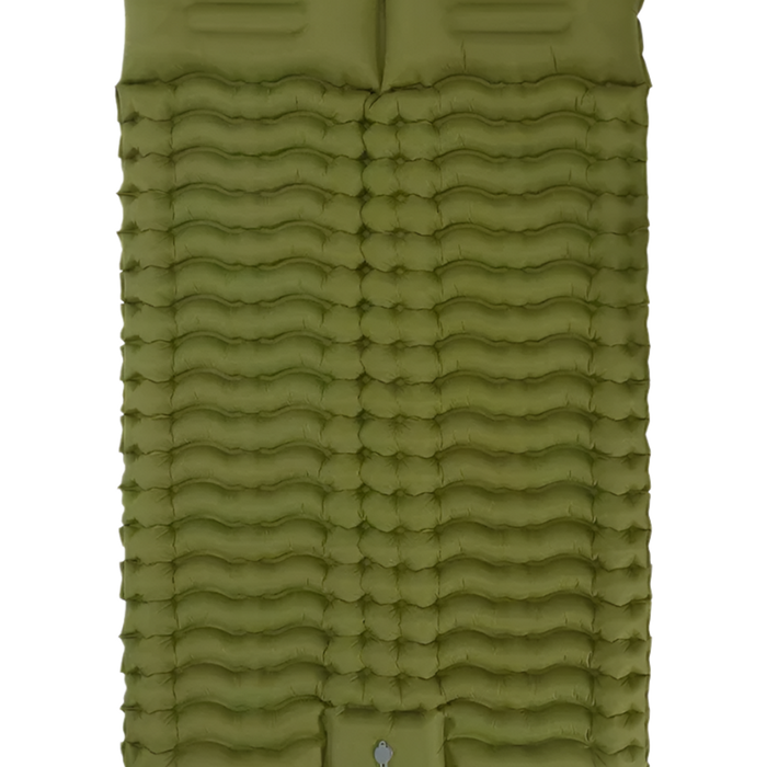 NNEOBA Double Self-Inflating Sleeping Pad Pillows Green