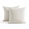 Dreamaker 250TC Cotton & Recycled Polyester Blend European Pillowcase Twin Pack Silver Grey