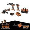 AEG 18V Brushless 3-Piece 5.0Ah Force Kit
