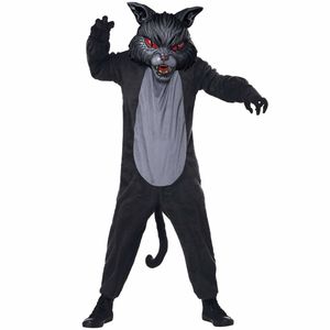 Cat Fight Evil Scary Horror Monster Wild Beast Halloween Child Boys Costume M