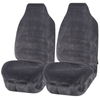 MyCar Faux Fur Seat Covers Universal Grey