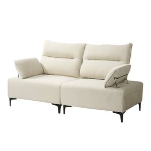 Oikiture 2 Seater Love Seat Couch Sofa Chair