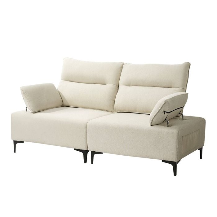 Oikiture 2 Seater Love Seat Couch Sofa Chair