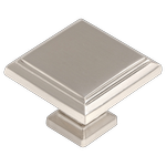 Kaboodle Brushed Nickel Knob Turbo Kitchen Handle
