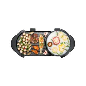 SOGA 2 in 1 Electric Non-Stick BBQ Grill and Hotpot