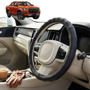 Australian Goose Steering Wheel Cover for Isuzu D-Max Crew Cab 2020 - Current (RG) Circle Black