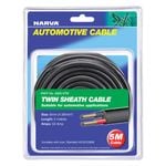 Narva 50A 6mm Red/Black(Black Sheath) Twin Sheath Cable - 5m