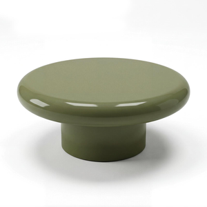 Nordhavn Olive Green Coffee Table, Modern Low Coffee Table, 80cm Dia. x 32cm (H)