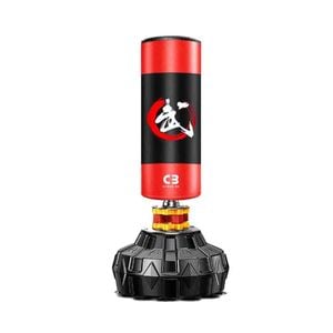 Costway 1.75m Boxing Punching Stand Ufc Kick Training Sandbag W/suction Cups