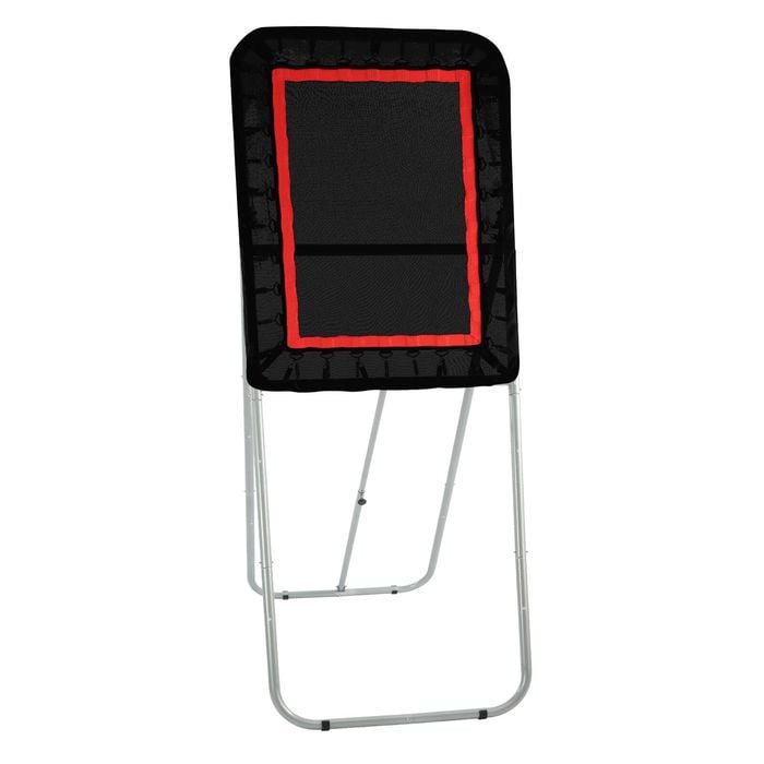VEVOR Folding Lacrosse Rebounder Black Adjustable Angle Shooting Practice Training Wall for Backyard