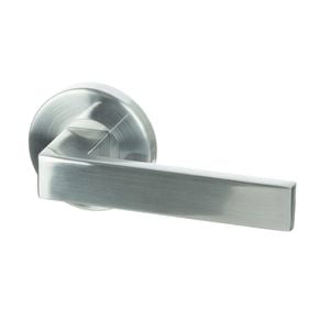 Miles Nelson Brushed Satin Chrome Skyler Dummy Lever Set