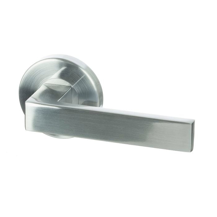 Miles Nelson Brushed Satin Chrome Skyler Dummy Lever Set