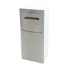 Sandleford 92cm White Matte With Stainless Steel Esperance Parcel Letterbox