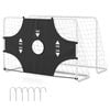 Costway 183x122cm Football Net Set Soccer Goal Target Cloth Backyard