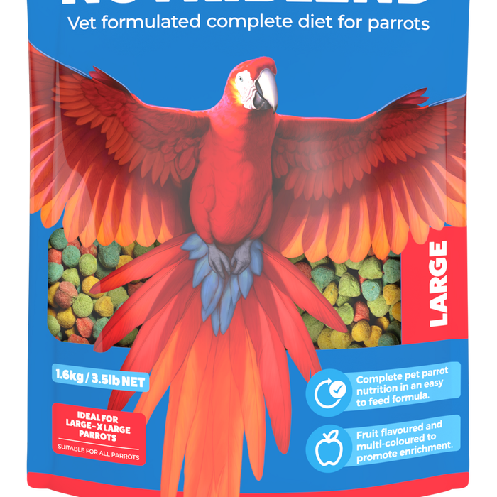 Vetafarm Nutriblend Large Vet-Formulated Complete Diet for Parrots 1.6kg