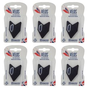 6x 3pc Harrows Velo Flights Series 100 Micron Sports Dart Game/Accessories