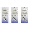 3x Surecatch Wilson Bait Jig - Fish Skin Fishing Rig 6 Hook - Size 6