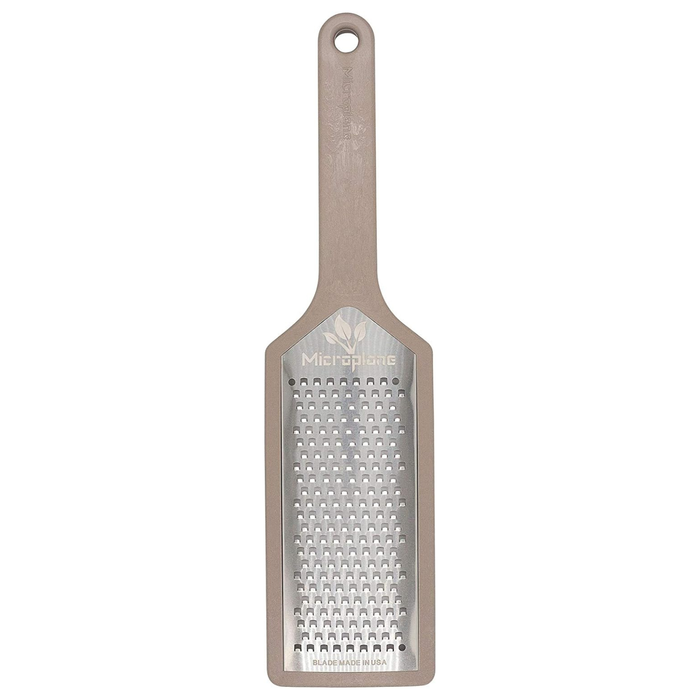 Microplane EcoGrate Coarse Grater Cheese Vegetable Shredder Dover Grey