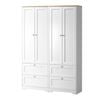 Oikiture 2x Buffet Sideboard Cabinet 2 Doors White