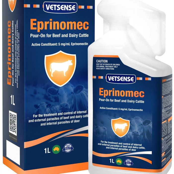 Vetsense Eprinomec Pour-On for Cattle 1L