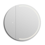 Attica 800mm Round Matte White Otti Shaving Cabinet