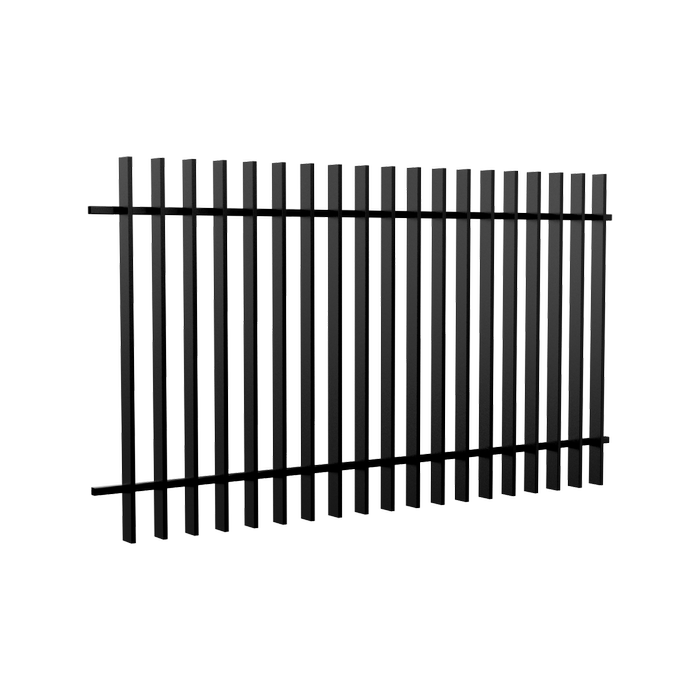 RapidFence 2200 x 90 x 1200mm Black Blade Fence Panel