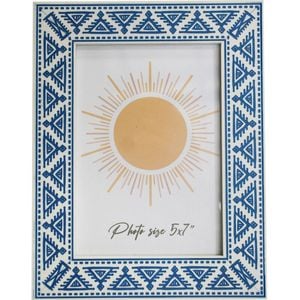LVD Wooden Acrylic Photo/Picture Frame 5x7 18.5x2x24cm Catania Blue
