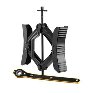 Expanding Dual Axle Metal Stability Chock for Tandem Wheel Caravan RV Stabilizer