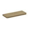 Flexi Storage Decorative Shelving 600 x 36 x 240mm Oak Curved Floating Shelf