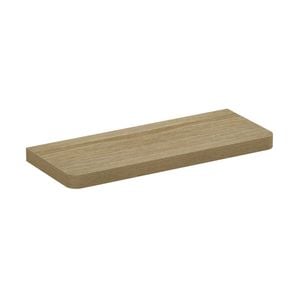 Flexi Storage Decorative Shelving 600 x 36 x 240mm Oak Curved Floating Shelf