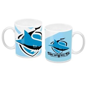 Nrl Coffee Mug - Cronulla Sharks - Drinking Cup - Gift Box