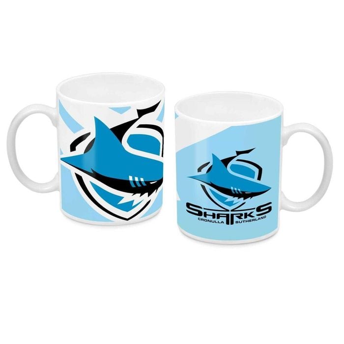 Nrl Coffee Mug - Cronulla Sharks - Drinking Cup - Gift Box