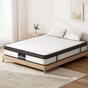 Giselle Queen Euro Top Cool Gel Foam Knitted fabric 25cm Mattress Pocket spring