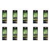 10x Mustad Ultrapoint Circle Flasher Rig Twin Hook Green Chartreuse - Size 3/0