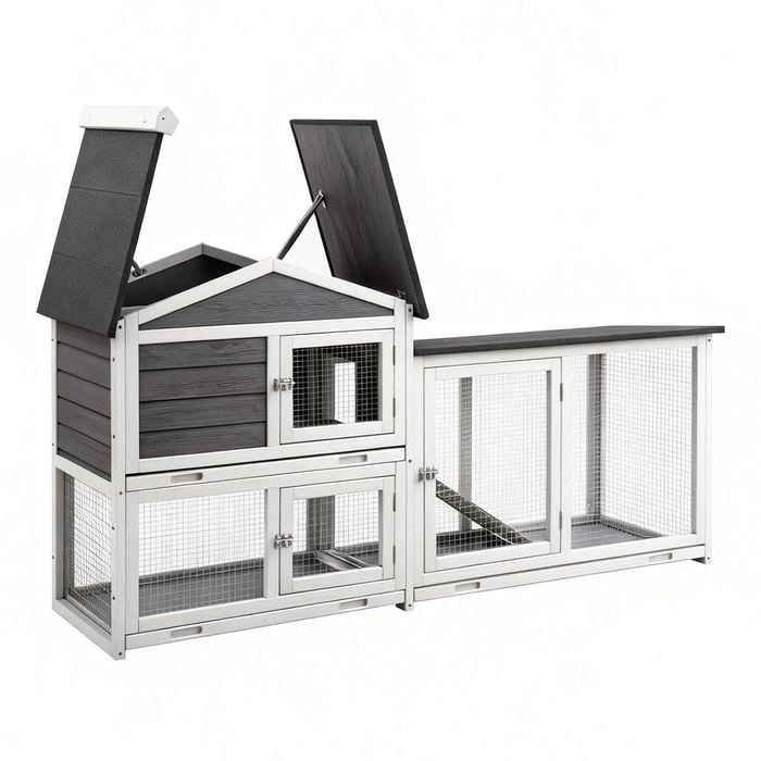 i.Pet Chicken Coop Wooden Top opening 180x53x94cm