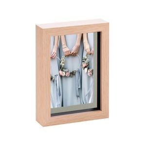 Nicola Spring Shadow Box Frame - 5 x 7" with 4 x 6" Mount - Light Wood