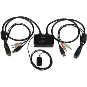 StarTech.com KVM Switchbox - 2 Computer(s) - 1 Local User(s) - 1920 x 1200 - 3 x USB - 2 x HDMI