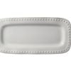 Casa Domani Durable Stoneware Punto Rectangular Rim Platter Plate 33x16cm