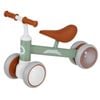 Ufurniture Baby Balance Bike with Colorful Lighting Green