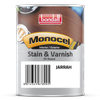 Bondall 250ml Jarrah Satin Monocel Stain and Varnish