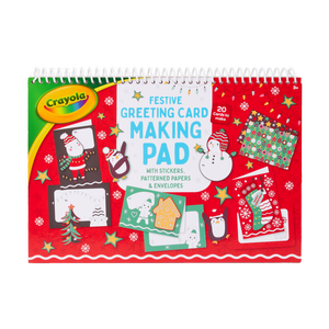 Crayola Festive Greeting Card Making Pad